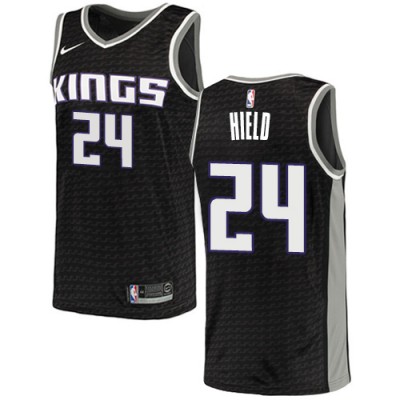 Nike Sacramento Kings #24 Buddy Hield Black Youth NBA Swingman Statement Edition Jersey